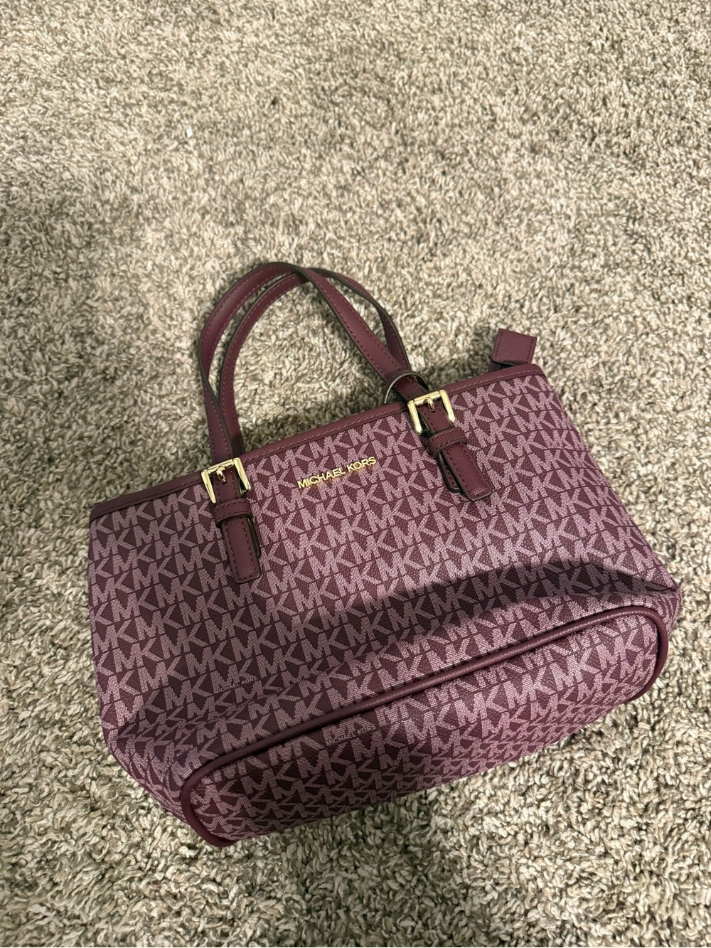 Michael Kors Purple Satchel